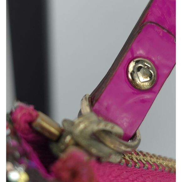 Kate Spade New York Pink Glitterball Sparkle Coin Purse - Picture 8 of 12